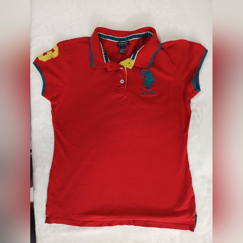 Vintage U.S. Polo Assn. Kids Red Polo Shirt